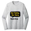 Sublimatable PosiCharge Long Sleeve Electric Heather Tee Thumbnail