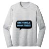 Sublimatable PosiCharge Long Sleeve Electric Heather Tee Thumbnail