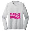 Sublimatable PosiCharge Long Sleeve Electric Heather Tee Thumbnail