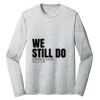 Sublimatable PosiCharge Long Sleeve Electric Heather Tee Thumbnail