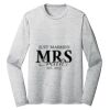 Sublimatable PosiCharge Long Sleeve Electric Heather Tee Thumbnail