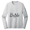 Sublimatable PosiCharge Long Sleeve Electric Heather Tee Thumbnail