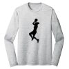 Sublimatable PosiCharge Long Sleeve Electric Heather Tee Thumbnail