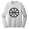 Sublimatable PosiCharge Long Sleeve Electric Heather Tee Thumbnail