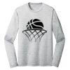Sublimatable PosiCharge Long Sleeve Electric Heather Tee Thumbnail
