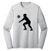 Sublimatable PosiCharge Long Sleeve Electric Heather Tee Thumbnail