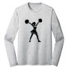 Sublimatable PosiCharge Long Sleeve Electric Heather Tee Thumbnail