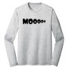 Sublimatable PosiCharge Long Sleeve Electric Heather Tee Thumbnail