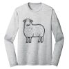 Sublimatable PosiCharge Long Sleeve Electric Heather Tee Thumbnail