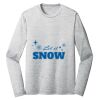 Sublimatable PosiCharge Long Sleeve Electric Heather Tee Thumbnail