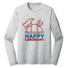 Sublimatable PosiCharge Long Sleeve Electric Heather Tee Thumbnail