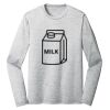 Sublimatable PosiCharge Long Sleeve Electric Heather Tee Thumbnail